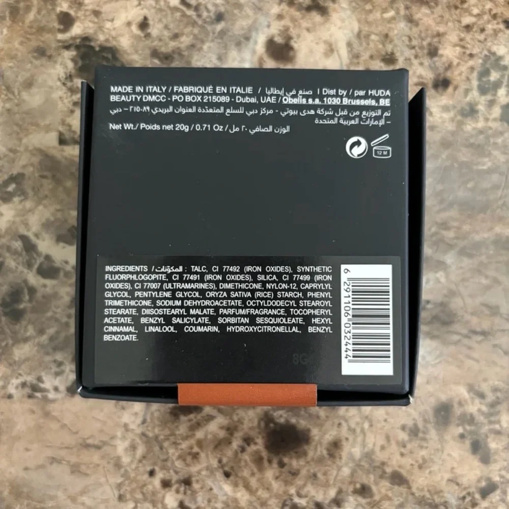 Huda Beauty Easy Bake Loose Baking & Setting Powder Coffee Cake 20G/ 0.71oz NIB